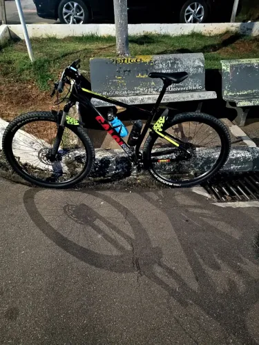  Caloi Explorer Expert SL 2025 - Tam 19 | Shimano CUES | RockShox | Boost | Aro 29