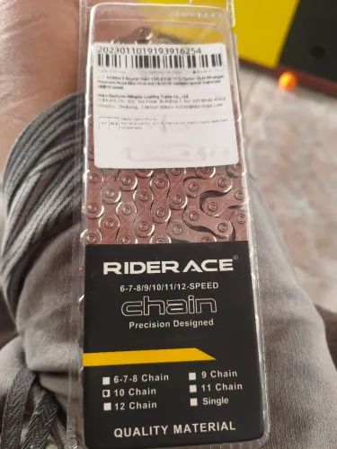 Corrente MTB speed Riderace 10v dynasiss top zero