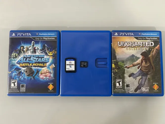 Jogos PS Vita + Cartão de Memória