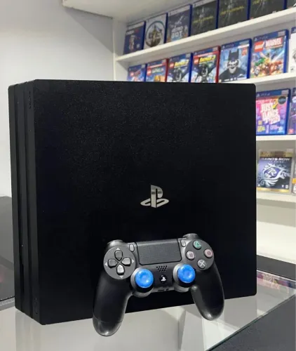 Ps4 pro 1tb 4k seminovo com 3 meses de garantia