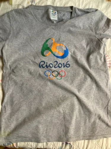 Baby Look Oficial Rio 2016 - Cinza Mescla - Feminina GG