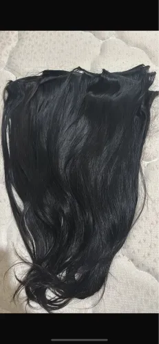 Vendo cabelo indiano 60 cm 280 cor preto 