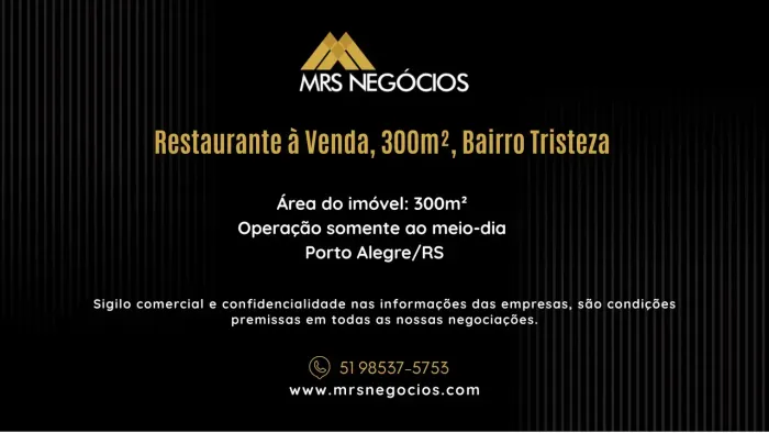 Restaurante à Venda, 300m², Bairro Tristeza - Porto Alegre/RS