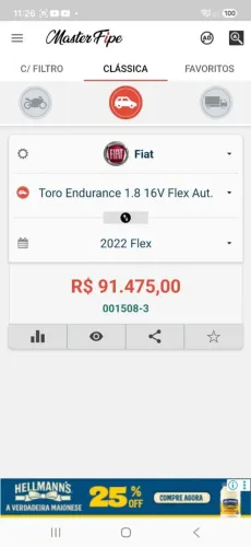 Fiat Toro Endurence 1.8 16V Flex Aut. 2022