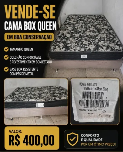 Cama box Queen