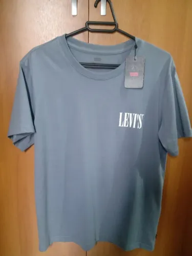 camiseta levis ss relaxed fit azul-acinzentada