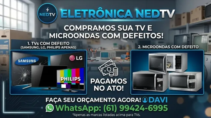 Vendo TV Com Defeito