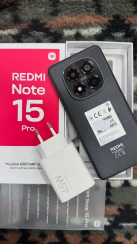 Redmi Note 15 Pro 8/256GB Black - Pronta Entrega