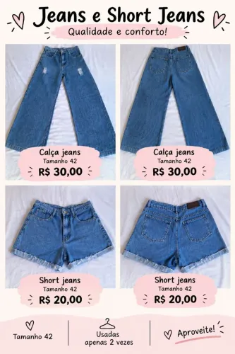 Calça e shorts