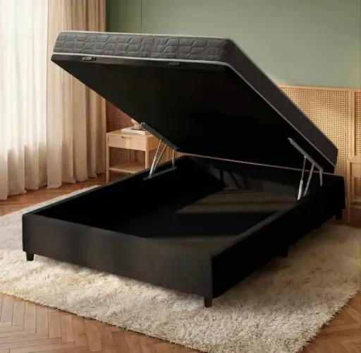 Cama Box Baù+ colchão casal frete grátis