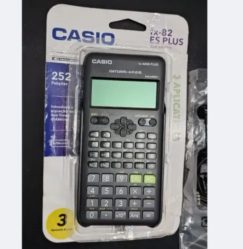 Calculadora Científica Casio fx-82ES PLUS (2nd edition) Curso Exatas Universitário Matemát