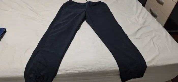 Calça treino masculina preto decathon