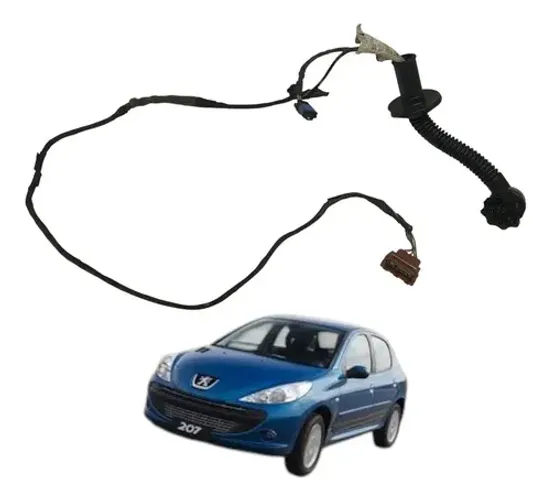 Chicote Porta Traseira Esquerda Peugeot 207 1.4 8v 2011 2012