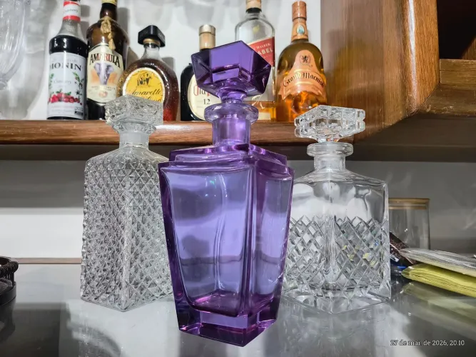 Kit c 3 Licolicoreira de cristal oportunidade única parcelo no cartão 