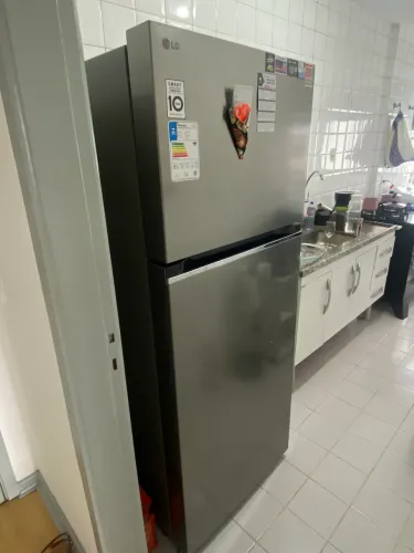 Geladeira/Refrigerador LG Frost Free 395L Duplex GN-B392PLM2 Compressor Inverter
