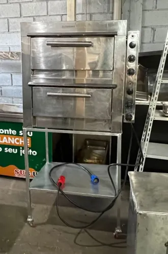 Forno de lastro Duplo Elétrico