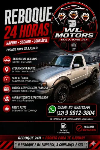 Guincho / Reboque 24h e Auto Socorro - Carros e Utilitários 