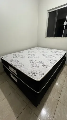 Cama de casal box topázio scalibur star