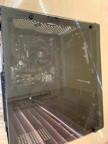 Kit Upgrade Ryzen 5 3400G + Placa-Mãe Asus A320M + Gabinete RGB