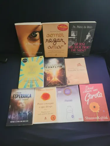 10 livros usados