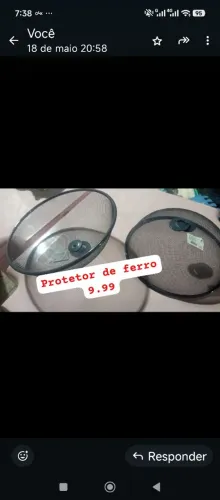 Protetor de alimento de ferro