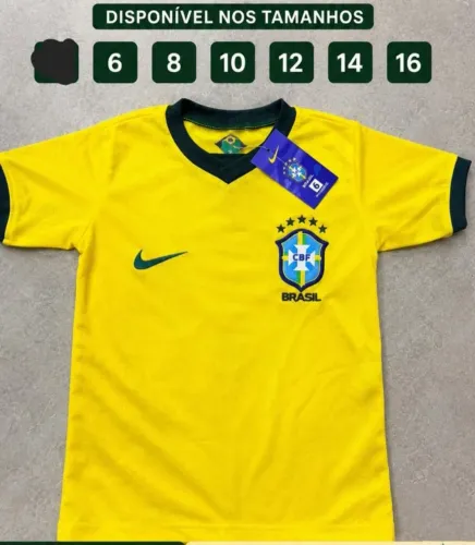 Camisa seleção infantil tailandesa do 6 ao 16 anos 