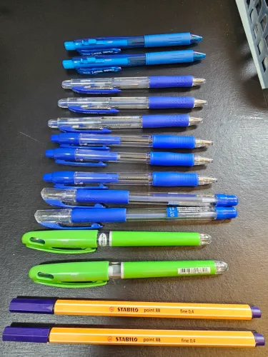 Canetas especiais variadas - Cor Azul