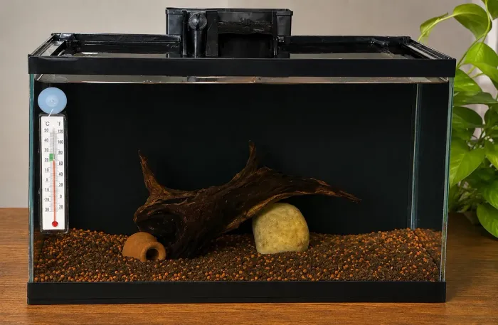 AQUÁRIO 20 LITROS COM FILTRO- SIM, ESTÁ DISPONÍVEL!