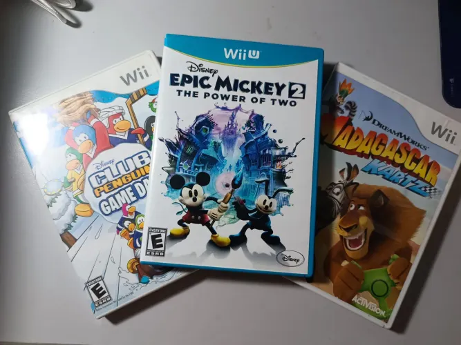 3 jogos para Wii WiiU