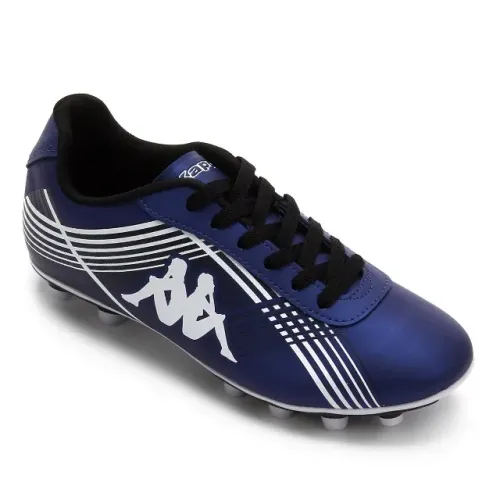 PROMOÇÃO Chuteira Campo Kappa Movement Masculina N° 39 (azul) bico costurado