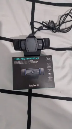 Webcam C920s LOGITECH POUCO USADA!