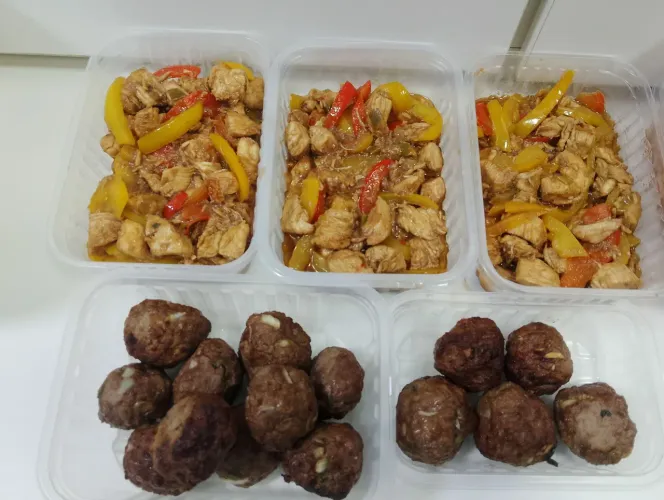 Trabalho com congelamento de alimentos em domicílio 