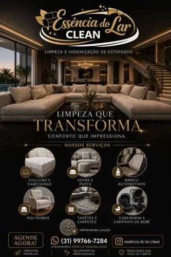 Limpeza e higienização de estofados 