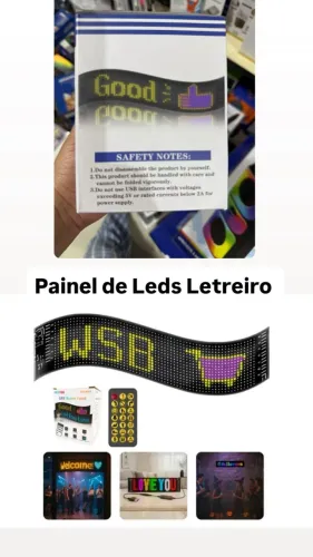 Letreiro LED animado e personalizável!