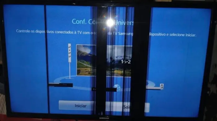 TV 32 Samsung com defeito na Tela
