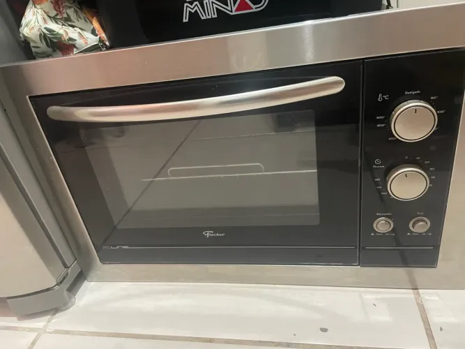 Forno Eletrico Fischer Fit Line Embutir 44L Branco 220V