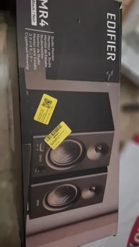 Alto-falantes Edifier Mr4 Studio Monitor 42w Rms 2.0 4 polegadas, cor preta 127v