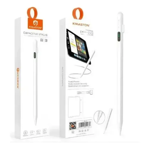 Caneta Stylus Touch P10 Recarregável com LED Alta Precisão