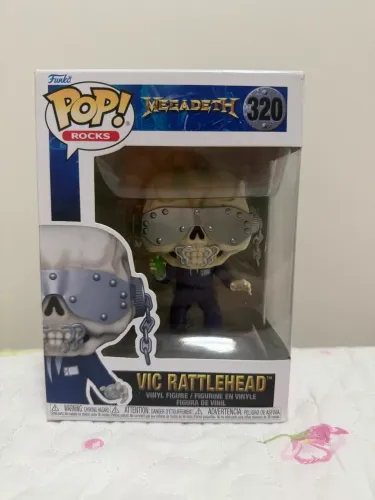 Funko Pop Megadeth Vic Rattlehead (NOVO)