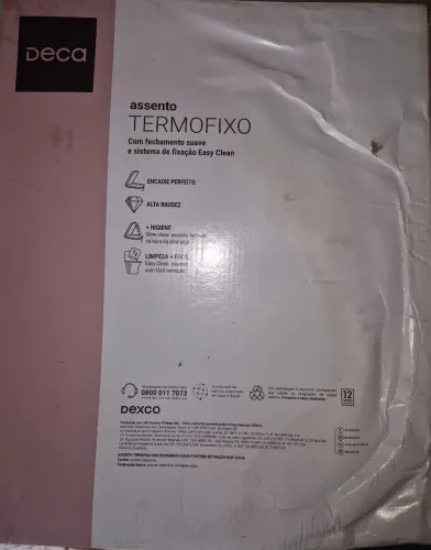 Assento Sanitária Termofixo Slow Close Easy Clean