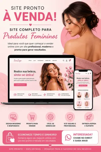 Site feminino à venda