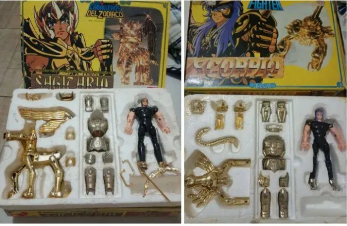 Cavaleiros do Zodíaco - Action Figures Scorpio e Sagitário