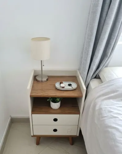Conjunto de Mesa de Cabeceira de Cama - MDF/MDP - Medidas: 40cm largura x 35cm profund.