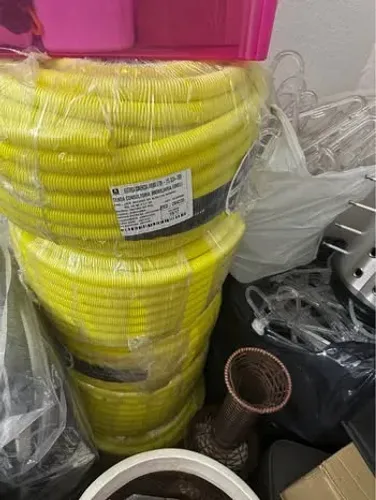 Conduíte Flexível pvc 3/4 5 rolos grandes