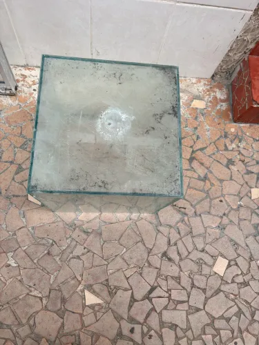 Aquário de vidro