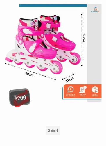 Patins Infantil In line