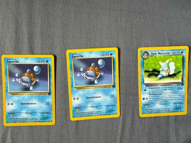 Cartas TCG Pokémon Squirtle 68/82 | Dark Wartortle 46/82
