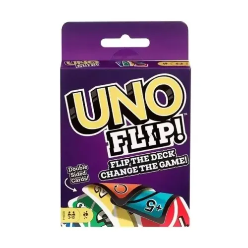 Jogo Uno Flip Cartas Frente e Verso Família
