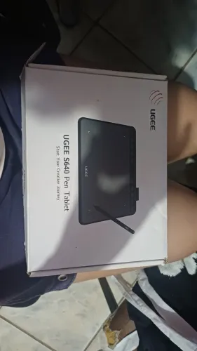 Mesa Digitalizadora UGEE S640 Pen Tablet/versão lilás, suporte Android, Mac e Windows