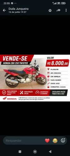 Twister 250 CBX 